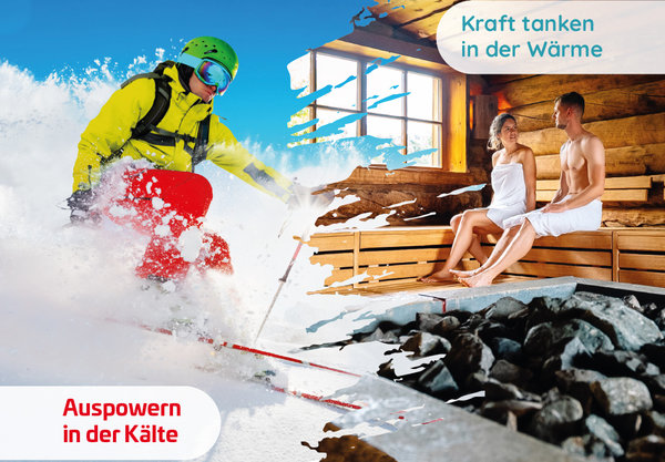 perfekter Tag - Ski fahren & Saunieren